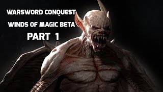 Warsword Conquest Winds of Magic Walkthrough Part 1 Vampire Necromancer [upl. by Tova987]