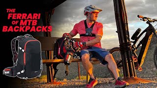 Review USWE Flow 25  Highend Protector Large MTB Backpack [upl. by Brackett]