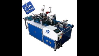 UST4002A Automatic Box Flap Adhesive Tape Gluing Machine [upl. by Earehs974]