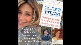 3Placing our trust in Hashem alone Devorah Leah Andrusier Jun 2 2024 B [upl. by Enileoj619]