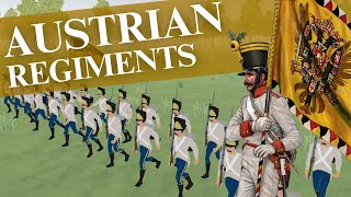 Austrian Regiments  Napoleonic Wars [upl. by Aigroeg986]