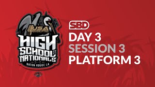 2024 USAPL High School Nationals  Day 3  Session 3  Platform 3 [upl. by Mackoff]