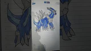 My drawing PalkiaDialgaGiratina ytshortsviralwahransongpokemondrawing [upl. by Kryska]