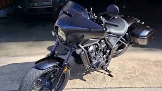 my 2023 Honda Rebel 1100 bagger [upl. by Otero]