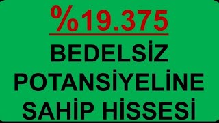 BORSANIN \u0019375 BEDELSİZ LOT VERME POTANSİYELİ OLAN HİSSESİ THYAO BRYAT bedelsiz bist100 [upl. by Abrahan]