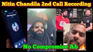 Nitin Chandila vs Rajveer fitness series Call Recording Leak Aadi Nagar Fight Controversy [upl. by Nyhagen]