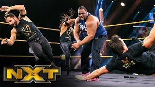 The Velveteen Dream and Keith Lee fight off The Undisputed ERA WWE NXT April 22 2020 [upl. by Lahcym890]