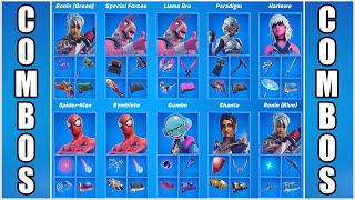 A Bunch of Chapter 3 Season 1 Battle Pass Skin Combos Best Skin Combos in Fortnite [upl. by Atnuahc]