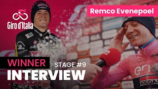 Giro dItalia 2023  Stage 9  Winner Interview  Remco Evenepoel [upl. by Adaj]