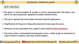 MOLECULAR BASIS OF CANCER PART2  EXAMPLES OF PROTOONCOGENESCANCER BIOLOGY [upl. by Zalea]