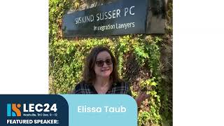 Elissa Taub LEC 2024 [upl. by Moonier225]