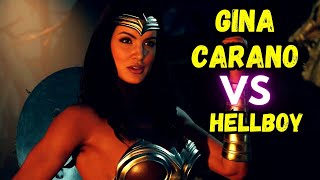 Gina Carano Vs Hellboy LUCHA SANGRI3NT4 SIN PIEDAD ElTallerdePedrincci viralvideo [upl. by Enyleuqcaj]