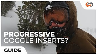 Should You Get Progressives in Your Prescription Snow Goggle Inserts  SportRx [upl. by Bathesda9]