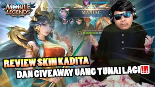 REVIEW SKIN KADITA DAN GIVEAWAY UANG TUNAI LAGI‼️‼️ [upl. by Hibbs]