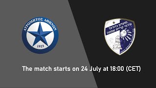 Atromitos FC vs Ironi Kiryat Shmona FC [upl. by Alcine]