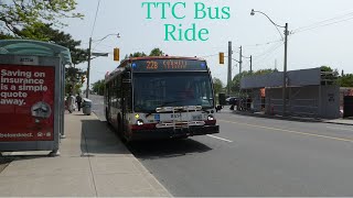 Toronto TTC 22B Coxwell Bus Ride  Full Route Northbound 5222023 [upl. by Casey]