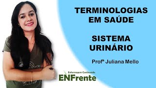 Terminologias Sistema Urinário  Profa Juliana Mello [upl. by Carmelina]