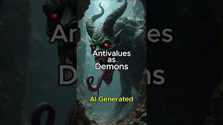 AI draws anti values ​​as demons aiart demons [upl. by Gris]