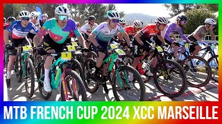 MTB French Cup XCC 2024 Marseille Elite Short Track Paddock Coupe de France VTT XCO UCI World Race [upl. by Rohclem]