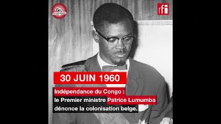 Congo  Patrice Lumumba prononce le discours dindépendance  30 juin 1960 extraits [upl. by Baniaz]