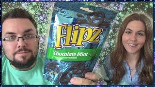 Flipz Mint Chocolate Covered Pretzels Review [upl. by Irene]