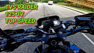 TVS Raider 125 TOP SPEED  Medina Motors [upl. by Cyrilla]