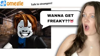 Trolling Creeps on Roblox Omegle [upl. by Orman]