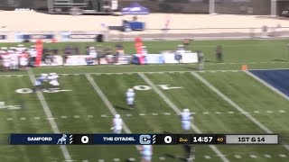 SoCon 2024 Match Highlight I The Citadel vs Samford [upl. by Eittol]