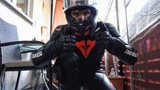 Meine Ausrüstung  Dainese Lederkombi  HJC Helm [upl. by Hendrix]