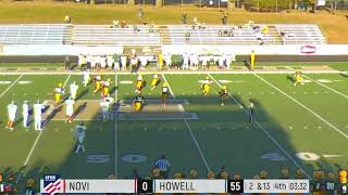 KALIN SITARAMAN PLAYS VS HOWELL HIGH SCHOOL FRESHMAN FOOTBALL WEEK 7 2024 [upl. by Millar]