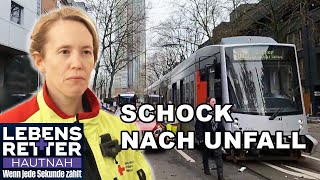 Erst der Knall dann der Schock Bahnfahrerin nach Unfall unter Schock  Lebensretter hautnah [upl. by Atinit761]