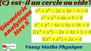 Comment Montrer quun Ensemble Est un Cercle [upl. by Peirce]