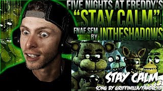 Vapor Reacts 454  FNAF SFM FNAF SONG ANIMATION quotStay Calmquot by InTheShadows REACTION [upl. by Ycaj]