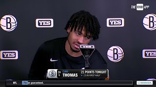 Cam Thomas scores 21 against Magic [upl. by Adnoved695]