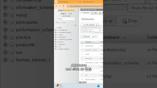 Secrets to Creating Databases in phpMyAdmin on Localhost  Database amp SQL Tutorial [upl. by Sabra355]