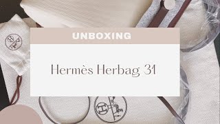 開箱Hermès 入門袋 Herbag 31 Herbag 分享｜Herbag 的秘密 [upl. by Felix383]