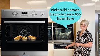 Piekarniki parowe Electrolux seria 600 SteamBake [upl. by Hsinam961]