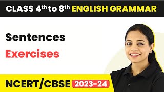 Sentences Exercises for Class 7  English Grammar Class 7 [upl. by Tori432]