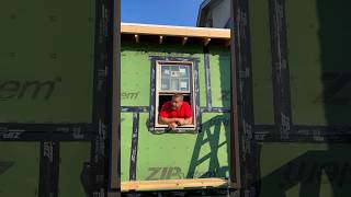 Window installation zipsheathing andersenwindow renovation [upl. by Lever]