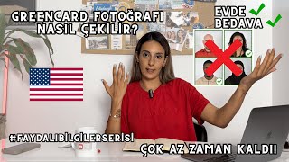 Green Card Fotoğrafı Nasıl Çekilir I Evde Kolayca Çekin I faydalibilgilerserisi [upl. by Yrffej]