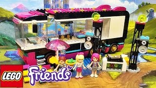 레고 프렌즈 팝스타 투어 버스 41106 리비 차량 조립 리뷰 LEGO Friends Pop Star Tour Bus [upl. by Ytoc741]