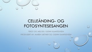 Celleånding og fotosyntesesangen [upl. by Ahsilrak162]