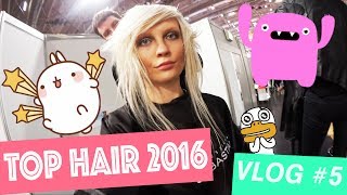 Model auf der TOP HAIR 2016  VLOG 5 [upl. by Sophronia253]