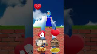 ইসলামিক মায়ের গরিব ও ধনী ছেলে shorts islamiccartoon trending viralvideo [upl. by Chun]