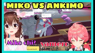 Sakura Miko Triggered Ankimo And Got Burned  Sakura School Simulator HololiveEng Sub [upl. by Syhr11]