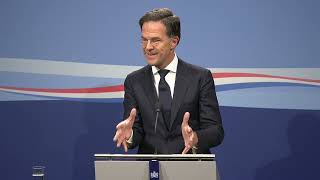 Persconferentie ministerpresident Rutte na ministerraad van 15 juli 2022 [upl. by Sad]