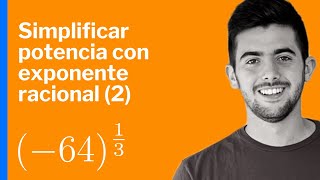 Cómo simplificar 3 potencias con EXPONENTES RACIONALES 2 [upl. by Dric]