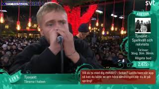 Tjuvjakt  Tårarna i halsen  Live ✰ Musikhjälpen 2017 ✰ [upl. by Nylidnam379]