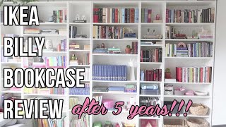 IKEA BILLY BOOKCASE UPDATE after 5 years [upl. by Esdnyl417]