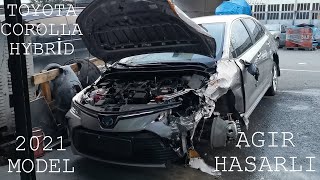 AĞIR HASAR KAYITLI 2021 TOYOTA COROLLA ONARIMI PART 1  HASAR KAYDI NASIL SORGULANIR [upl. by Asila574]